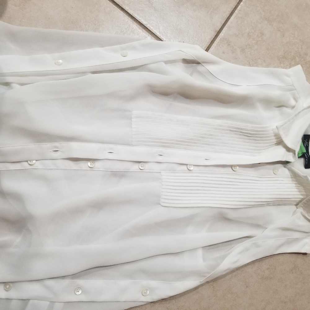 Kenneth Cole white professional tank